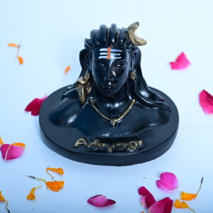 Adi Yogi Statue Black