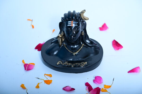 Adi Yogi Statue Black