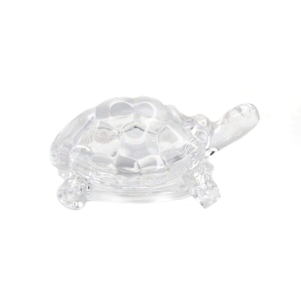 Original Crystal Tortoise with Beautiful Bowl Plate Fengshui Vastu Set for Good Luck - Image 3