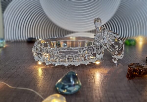Original Crystal Tortoise with Beautiful Bowl Plate Fengshui Vastu Set for Good Luck - Image 5