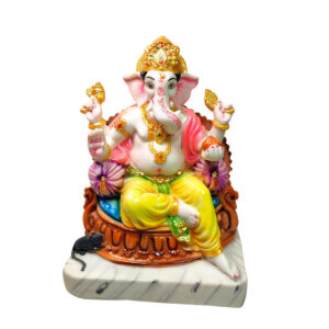 Divine Gaddi Ganesh Idol