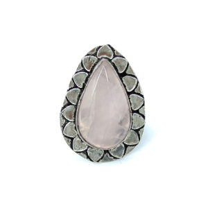 Rose Quartz Rings Drop
