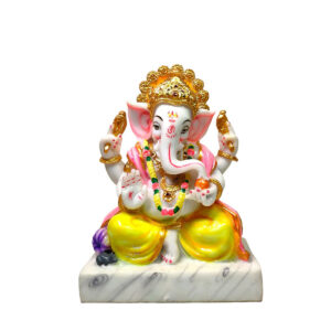 Divine Vighnaharta Ganesha Small Idol